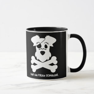 Mug Craignez le Schnauzer de pirate