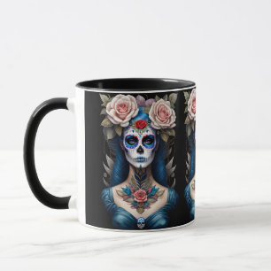 Mug Crâne à sucre - Colorée Dia de los Muertos