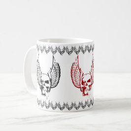 Mug Crâne avec ailes éthérées
