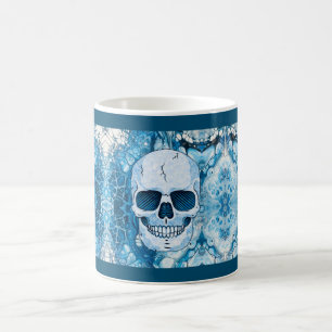 Mug Crâne Bleu Cool