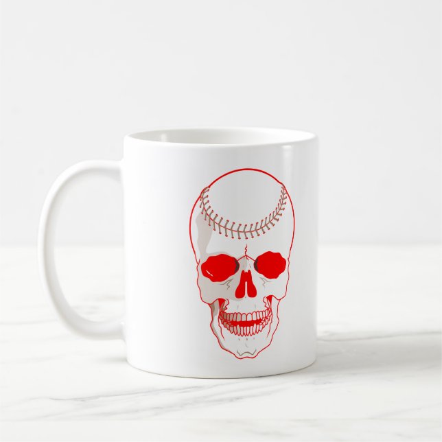 Mug Crâne de baseball (Gauche)