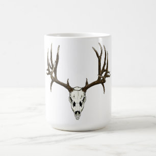 Mug Crâne de cerfs communs de mule