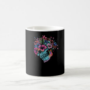Mug Crâne de fleurs