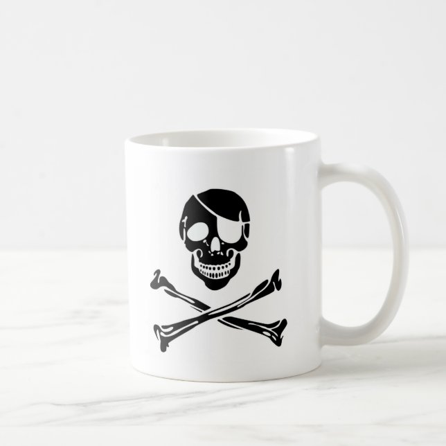 Mug Crâne de pirate (Droite)