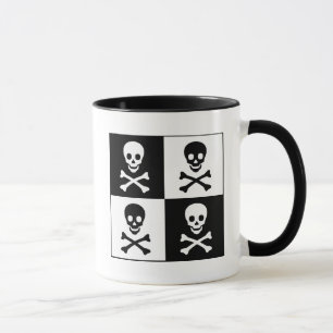 Mug Crâne et os croisés