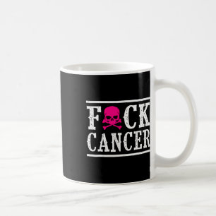 Mug Crâne et os croisés Squelette Cancer du sein