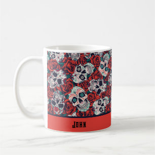 Mug Crâne et Rose