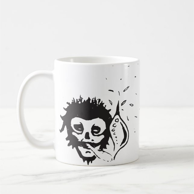 Mug crâne fumant (Gauche)