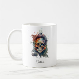 Mug Crâne personnalisé Calavera Hermosa Jour des Morts