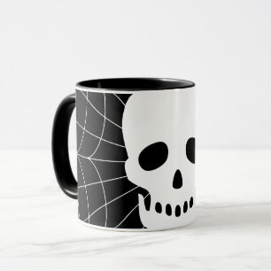 Mug Crâne Spiderweb