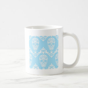 Mug crâne victorien bleu