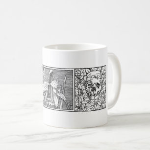 Mug Crânes et jonquilles Macabre Art