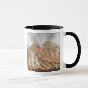 Mug Cratère du mont Vésuve d'un dessin original