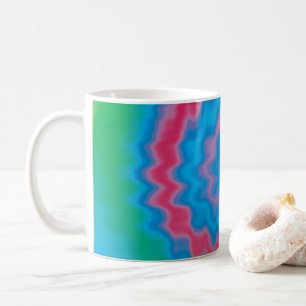 Mug Cravate teint super rétro tourbillon motif cool