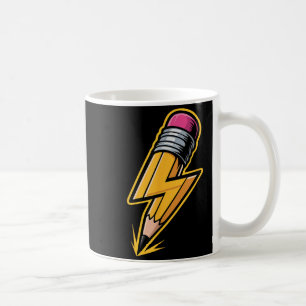 Mug Crayon Rétro Crayon Rentrée Scolaire Enseignant Él