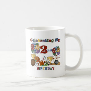 Mug Crazy For Sports 2e Anniversaire T-shirts et cadea