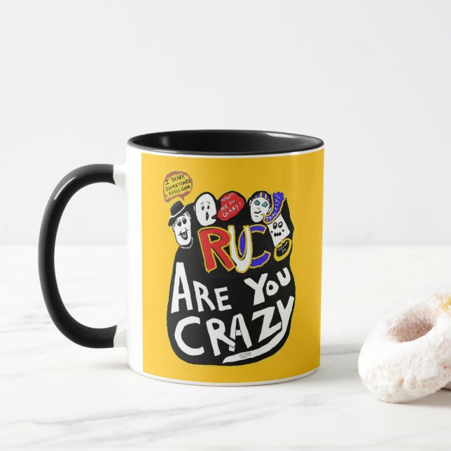 Mug Crazy Good Vibes, Vibrant (Avec donut)
