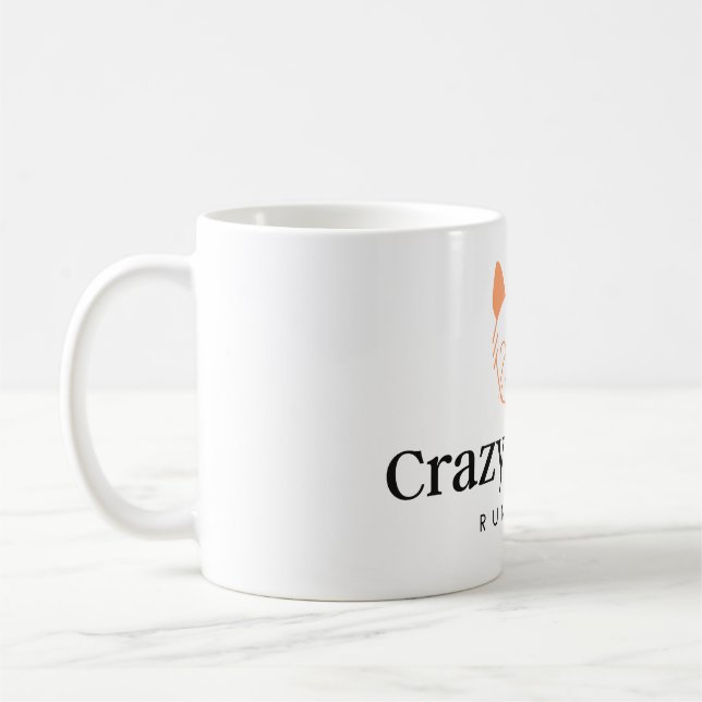 Mug Crazy Yorkie céramique café et boisson chaude tass (Gauche)
