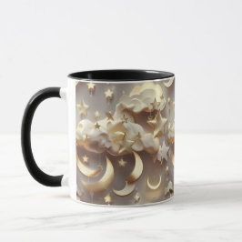 Mug - Creamy Celestial Moon Tasse