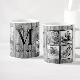 Mug Create Your Custom Photo Collage Rustic Farmhouse