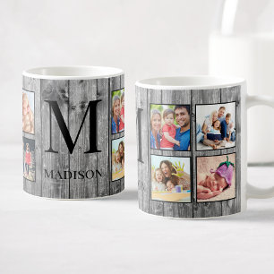 Mug Create Your Custom Photo Collage Rustic Farmhouse
