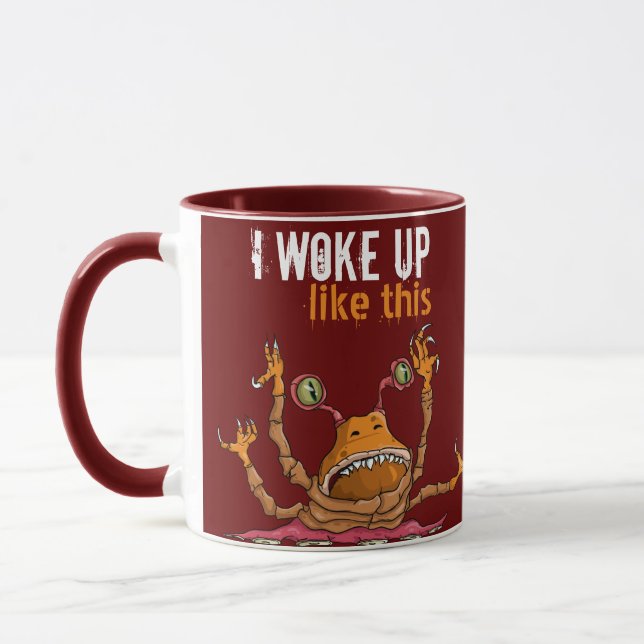 Mug Création Alien effrayante (Gauche)