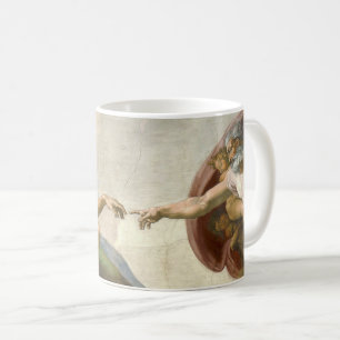 Mug Création de l'homme par Michel-Ange (Création d'Ad