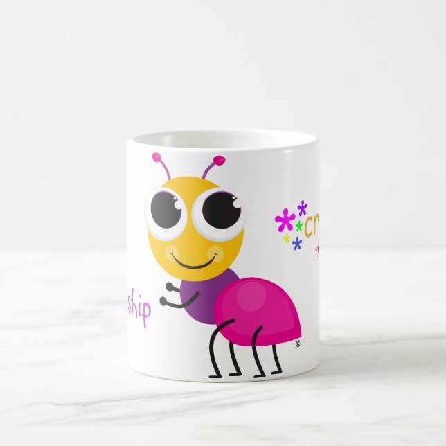 Mug Création de ma meilleure conception de "fourmi" de (Centre)
