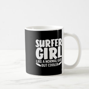 Mug Création drôle de fille surfeuse pour les femmes m