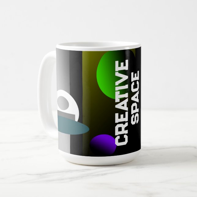 Mug Creative Space by J.H. Thornton (Devant gauche)