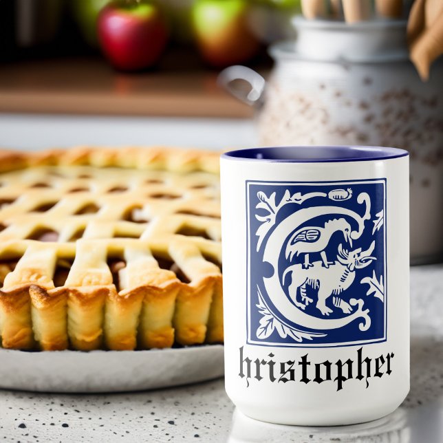 Mug Créatures mythiques du XVIe siècle Capitale décora (Créateur téléchargé)