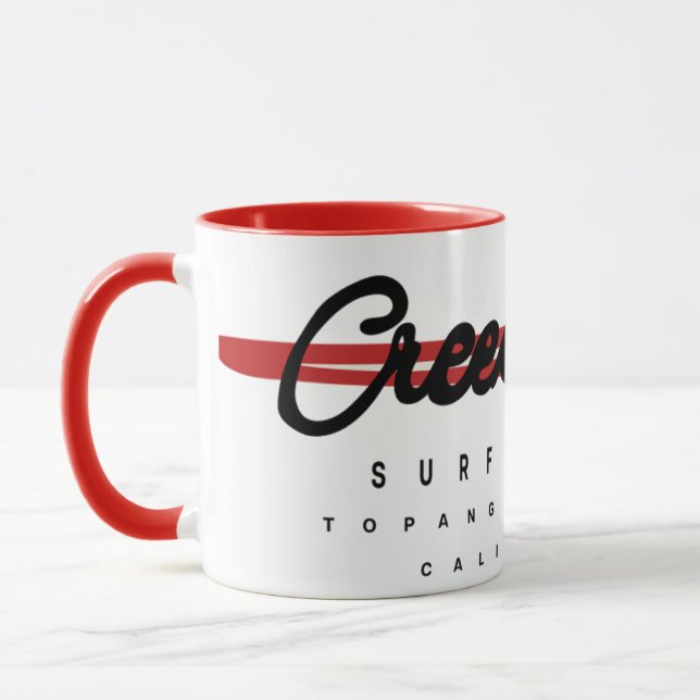 Mug Creekrat Cartoon Studios Creek Rat Surfboards (Gauche)