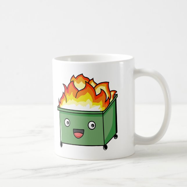 Mug Creekrat Cartoon Studios Dumpster Fire (Droite)