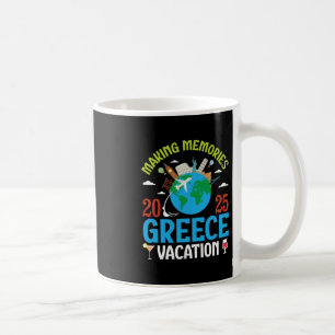 Mug Créer des souvenirs en Grèce Vacances 2025 Voyage