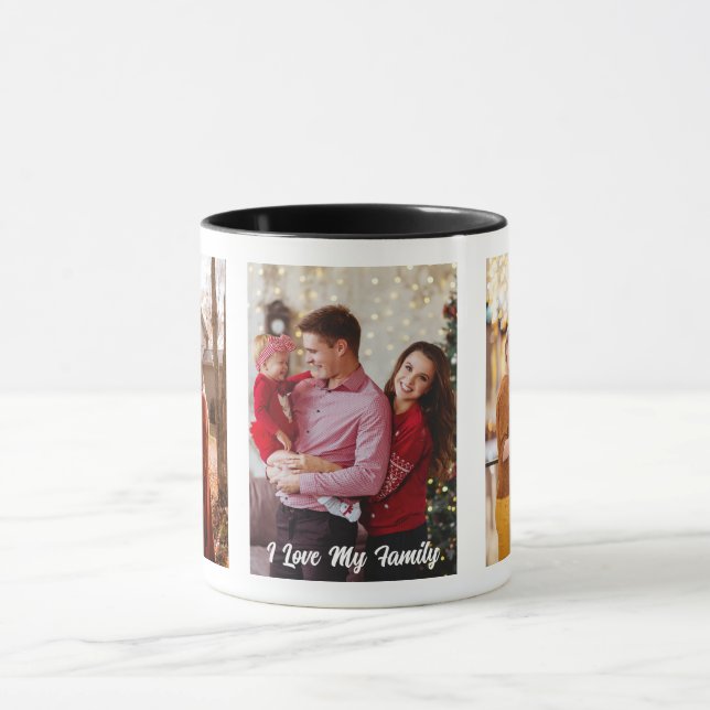 Mug Créer votre propre photo de famille personnalisée (Centre)