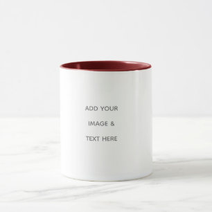 Mug Créez votre propre blanc 