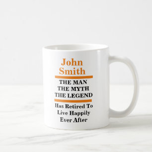 Mug Créez votre propre cadeau de retraite personnalis