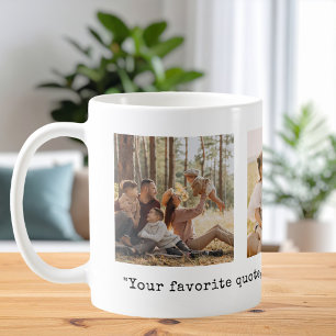 Mug Créez Votre Propre Citation Personnalisée avec 3 P