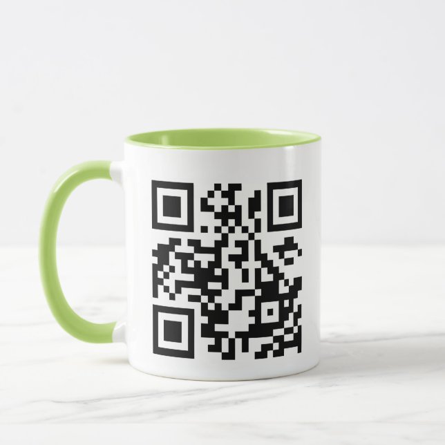 Mug Créez votre propre code QR (Gauche)