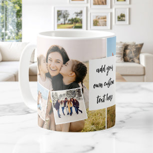 Mug Créez votre propre collage de 6 photos personnalis