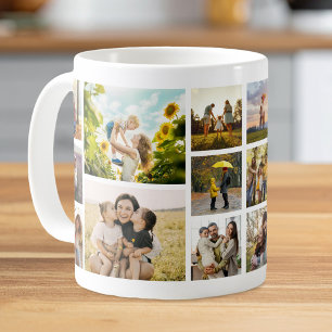 Mug Créez Votre Propre Collage Photo Personnalisé de 1