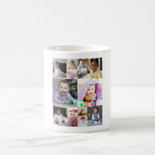 Mug Créez votre propre collection de 14 photos