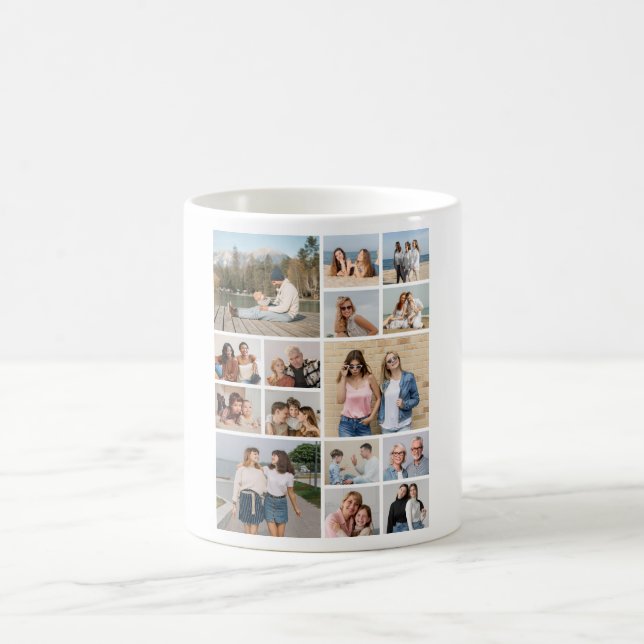 Mug Créez votre propre collection de photos 15 (Centre)