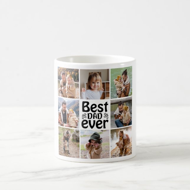 Mug Créez votre propre collection de photos 8 Meilleur (Centre)