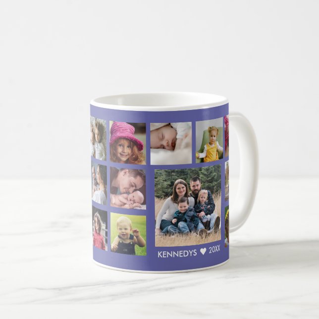 Mug Créez votre propre collection de photos de famille (Devant droit)