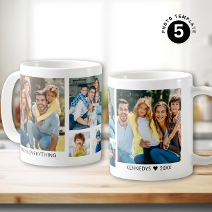 Mug Créez votre propre collection de photos de famille