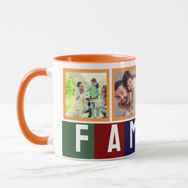 Mug Créez votre propre collection de photos de famille (Gauche)