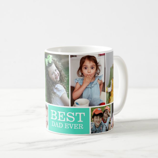 Mug Créez votre propre collection photo 10 Meilleur pa (Devant droit)