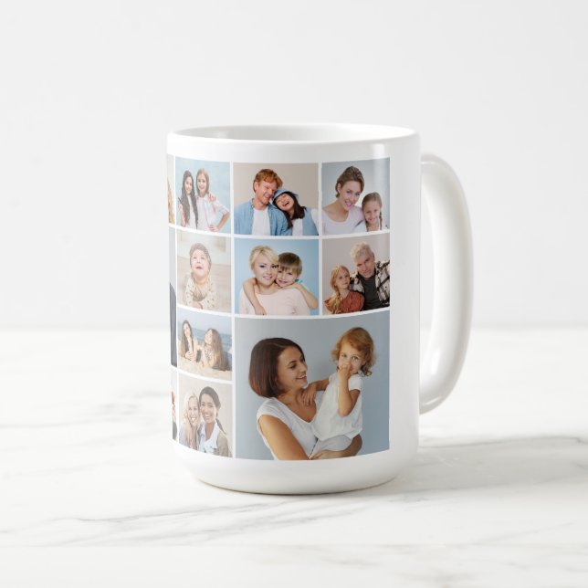 Mug Créez votre propre collection photo 14 (Devant droit)