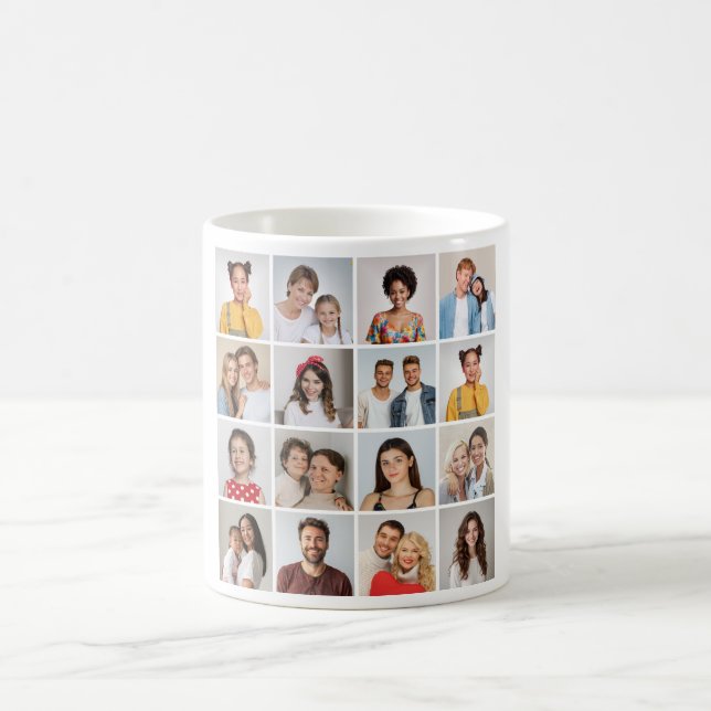 Mug Créez votre propre collection photo 16 (Centre)
